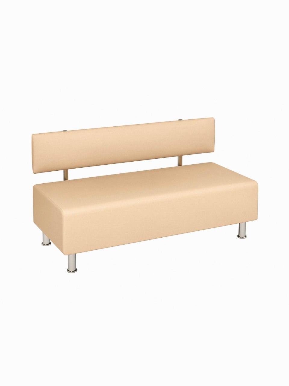 Диван офісний (шкірозамінник) , 1200х550х750(410) мм., АНШАР ГРУП (55602)